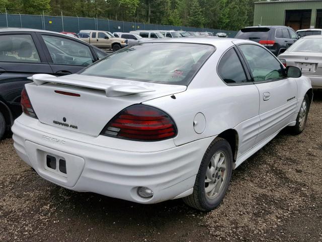 1G2NF12E41M505136 - 2001 PONTIAC GRAND AM S WHITE photo 4