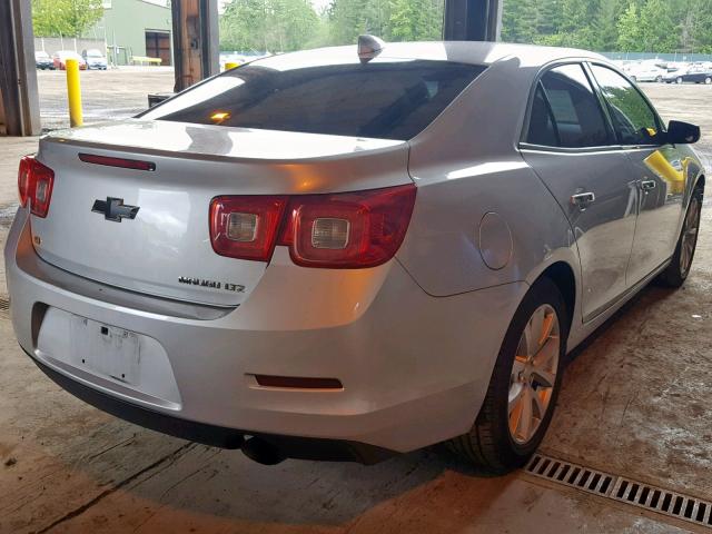1G11F5SL4FF229464 - 2015 CHEVROLET MALIBU LTZ ვერცხლისფერი ფოტო 4