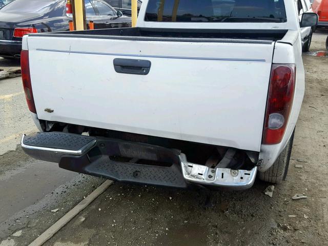 1GCCS136X48113457 - 2004 CHEVROLET COLORADO WHITE photo 9