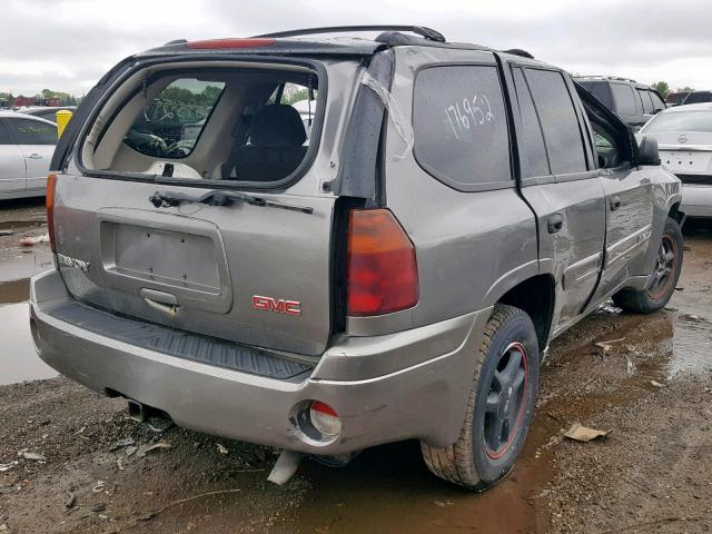 1GKDS13S252176952 - 2005 GMC ENVOY GRAY photo 4