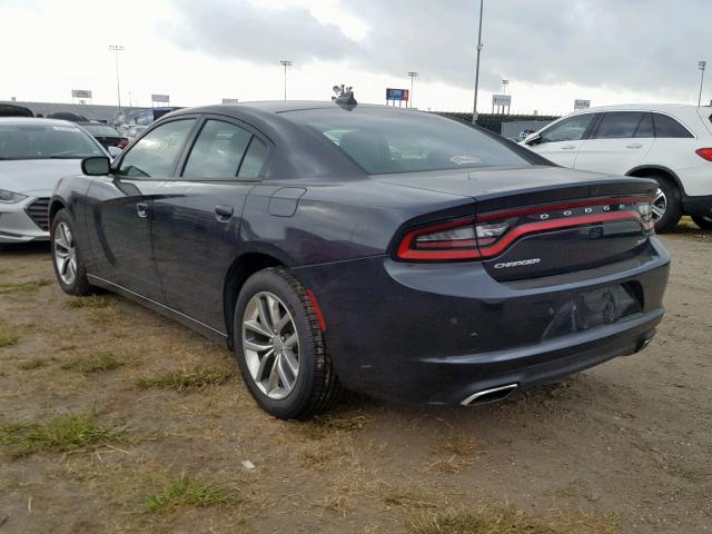 2C3CDXHG8GH210528 - 2016 DODGE CHARGER SX BLACK photo 3