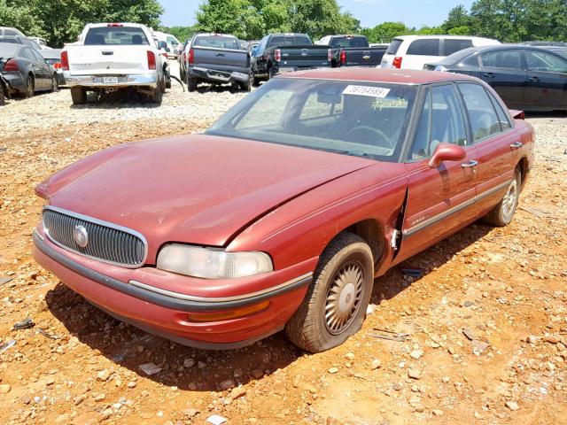 1G4HP52K0VH610737 - 1997 BUICK LESABRE CU BURGUNDY photo 2