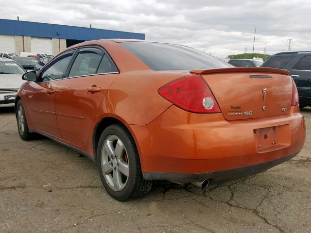 1G2ZH558364189955 - 2006 PONTIAC G6 GT ORANGE photo 3