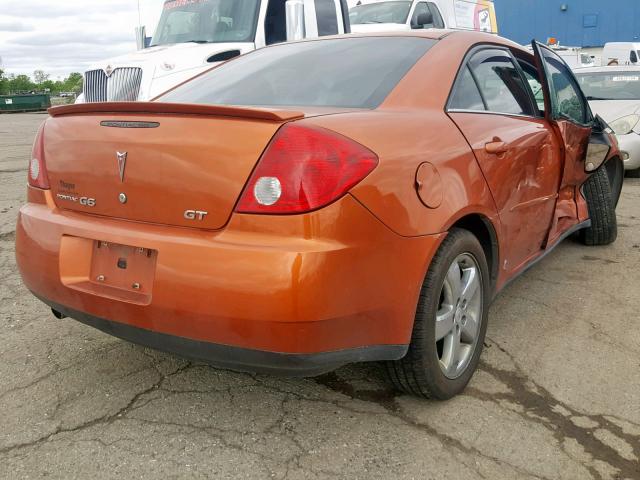 1G2ZH558364189955 - 2006 PONTIAC G6 GT ORANGE photo 4