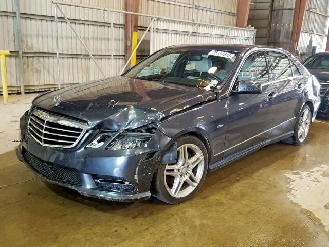 WDDHF5KB1CA623239 - 2012 MERCEDES-BENZ E 350 BLACK photo 2