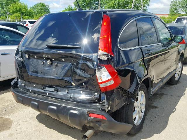 JHLRE48787C076224 - 2007 HONDA CR-V EXL BLACK photo 9