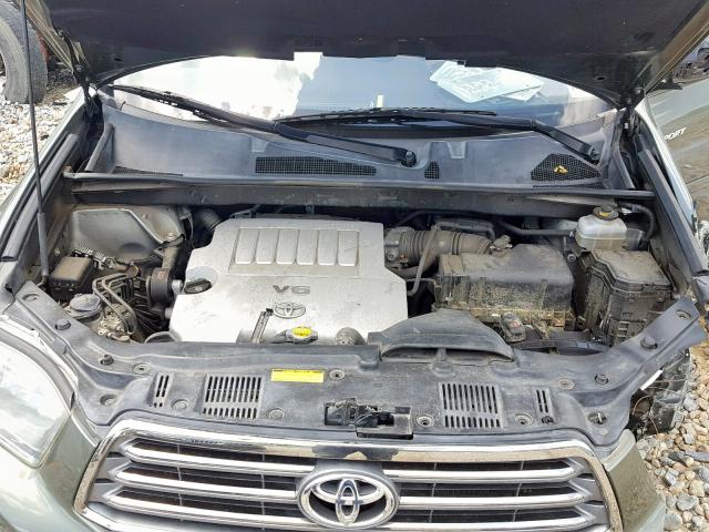 JTEES43A482004544 - 2008 TOYOTA HIGHLANDER GREEN photo 7