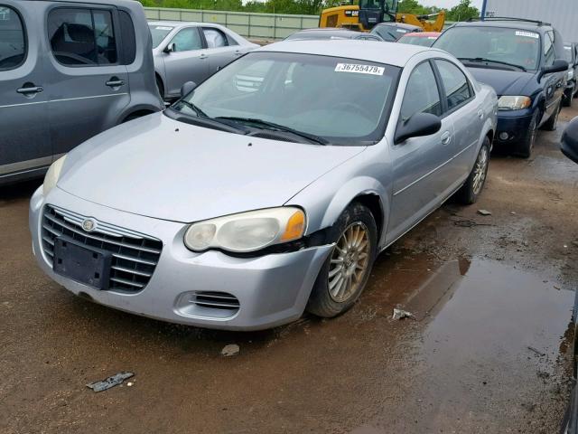 1C3AL56R35N661003 - 2005 CHRYSLER SEBRING TO SILVER photo 2