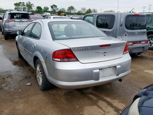 1C3AL56R35N661003 - 2005 CHRYSLER SEBRING TO SILVER photo 3