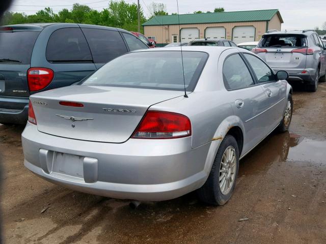 1C3AL56R35N661003 - 2005 CHRYSLER SEBRING TO SILVER photo 4