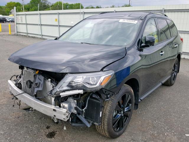 5N1DR2MM8JC644034 - 2018 NISSAN PATHFINDER BLACK photo 2