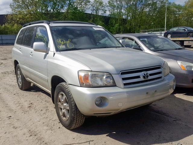 JTEEP21A840035214 - 2004 TOYOTA HIGHLANDER SILVER photo 1