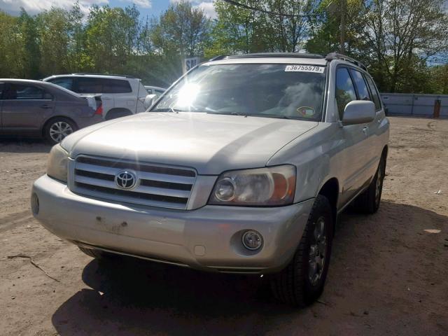 JTEEP21A840035214 - 2004 TOYOTA HIGHLANDER SILVER photo 2