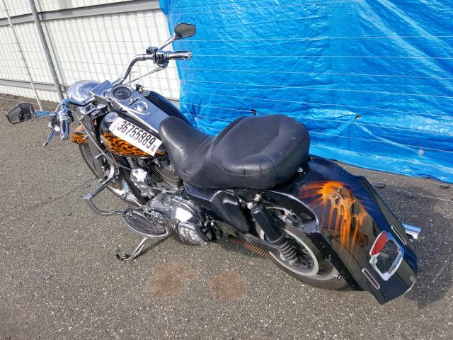 1HD1FDV16YY638275 - 2000 HARLEY-DAVIDSON FLHR BLACK photo 3