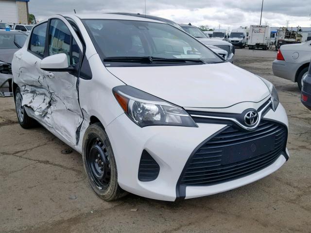 VNKKTUD32HA084962 - 2017 TOYOTA YARIS L WHITE photo 1