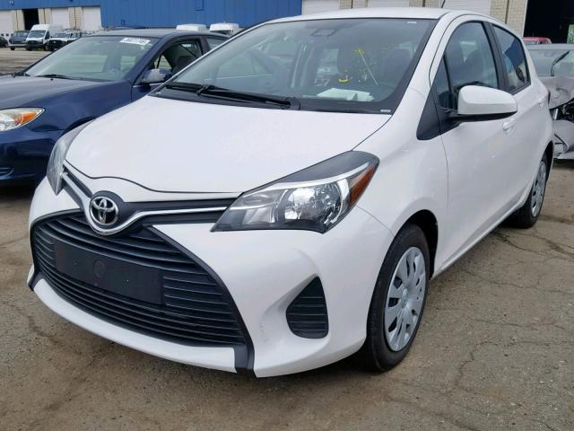 VNKKTUD32HA084962 - 2017 TOYOTA YARIS L WHITE photo 2