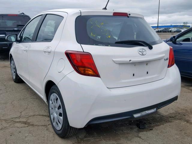 VNKKTUD32HA084962 - 2017 TOYOTA YARIS L WHITE photo 3