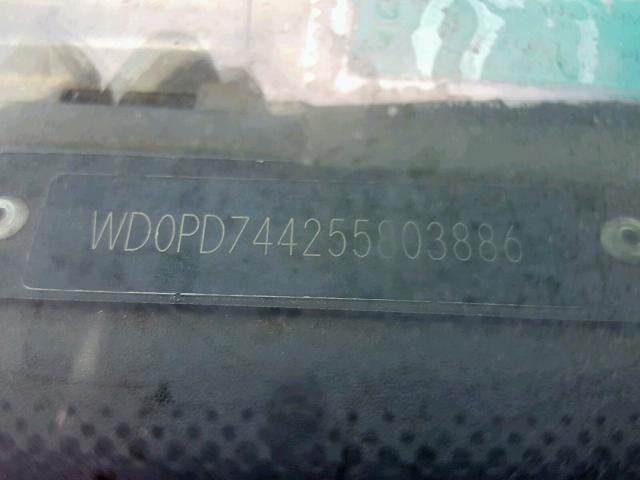 WD0PD744255803886 - 2005 DODGE SPRINTER WHITE photo 10