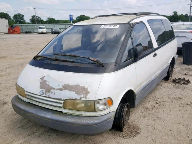 JT3AC12R2M0032729 - 1991 TOYOTA PREVIA LE WHITE photo 2