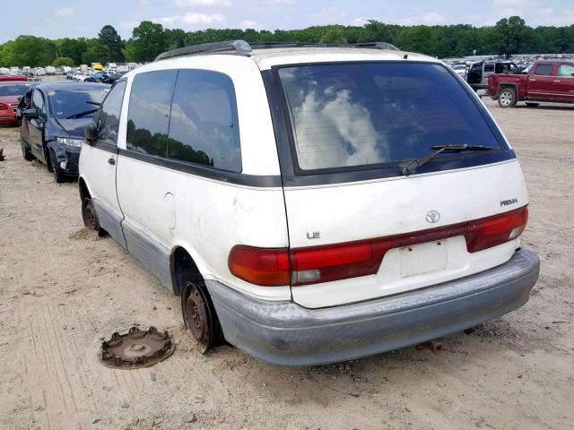 JT3AC12R2M0032729 - 1991 TOYOTA PREVIA LE WHITE photo 3