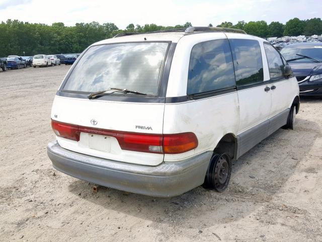 JT3AC12R2M0032729 - 1991 TOYOTA PREVIA LE WHITE photo 4