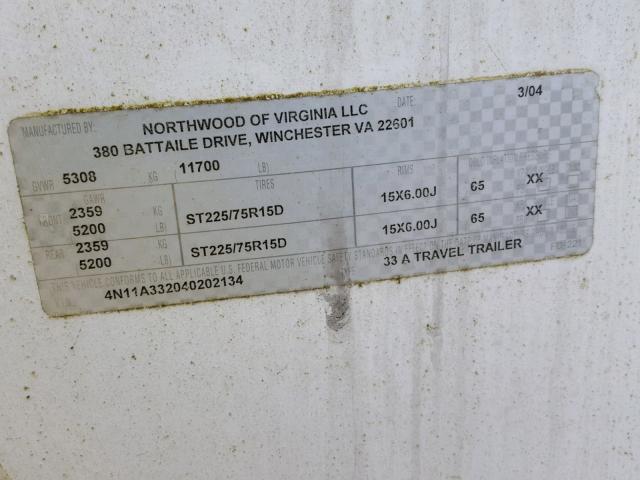 4N11A332040202134 - 2004 ARCTIC CAT FOX WHITE photo 10