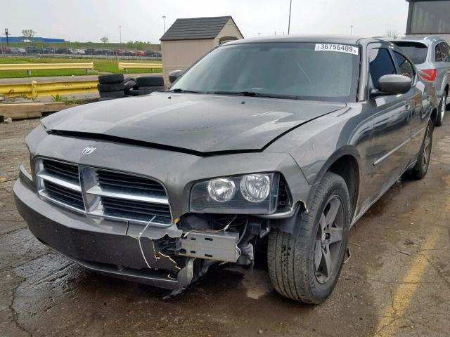 2B3CA3CV1AH227408 - 2010 DODGE CHARGER SX GRAY photo 2