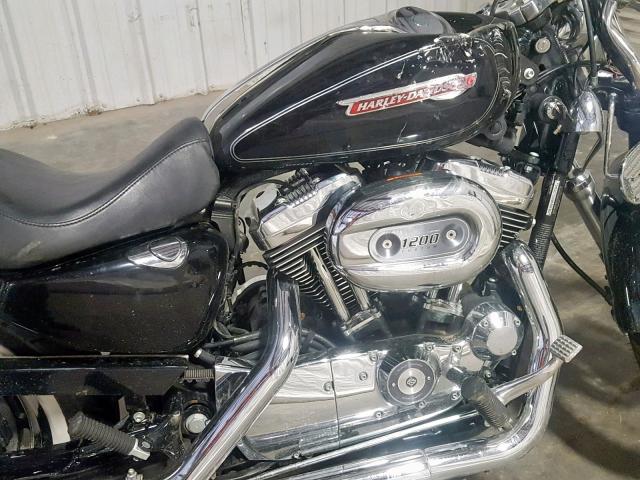 1HD1CT3188K406981 - 2008 HARLEY-DAVIDSON XL1200 C BLACK photo 7