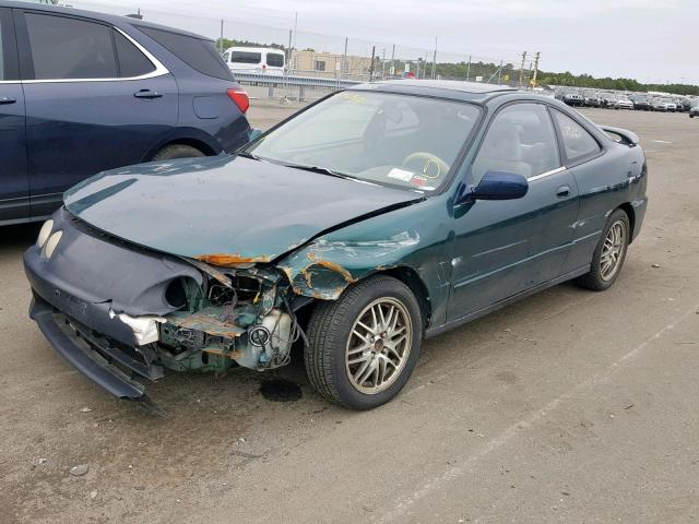 JH4DC4459YS004357 - 2000 ACURA INTEGRA LS GREEN photo 2