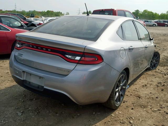 1C3CDFFA4GD817659 - 2016 DODGE DART SXT S SILVER photo 4