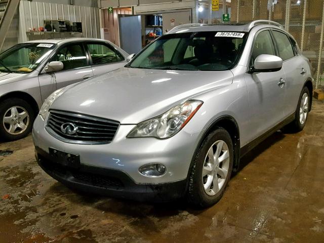 JN1AJ0HR8AM756435 - 2010 INFINITI EX35 BASE SILVER photo 2