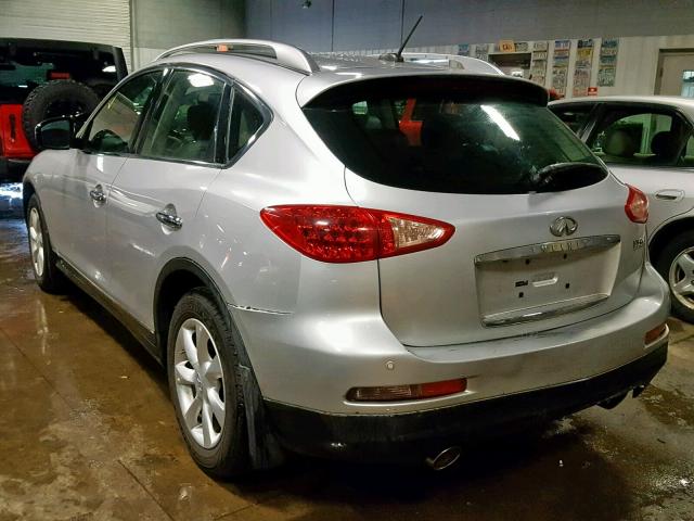JN1AJ0HR8AM756435 - 2010 INFINITI EX35 BASE SILVER photo 3