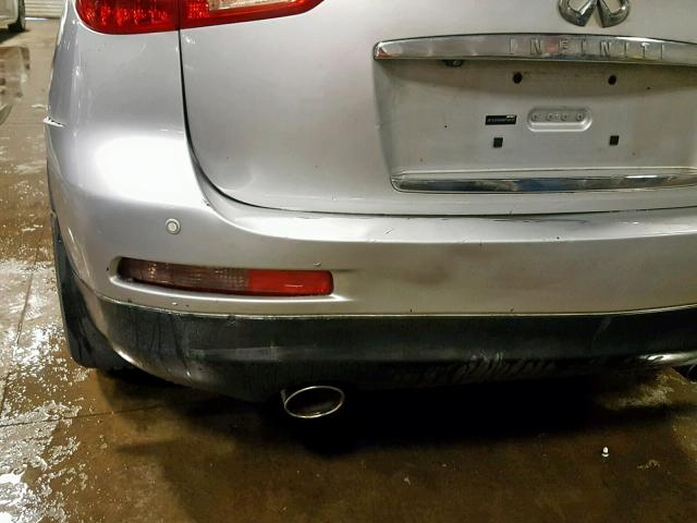JN1AJ0HR8AM756435 - 2010 INFINITI EX35 BASE SILVER photo 9
