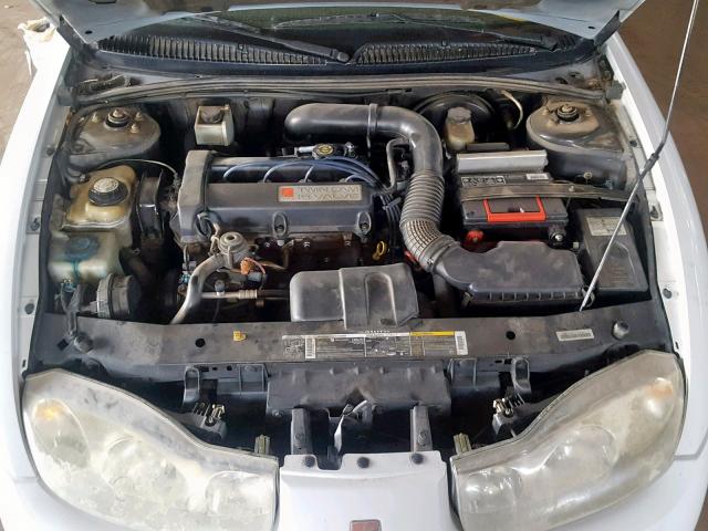 1G8ZY14712Z225341 - 2002 SATURN SC2 WHITE photo 7