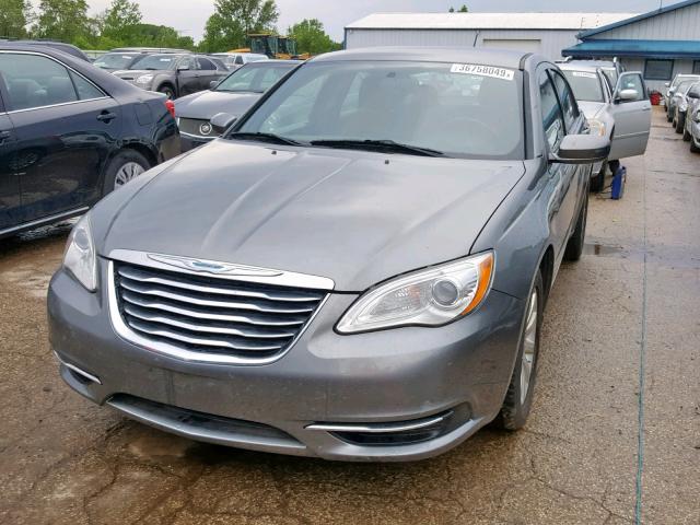 1C3CCBBBXCN129468 - 2012 CHRYSLER 200 TOURIN GRAY photo 2