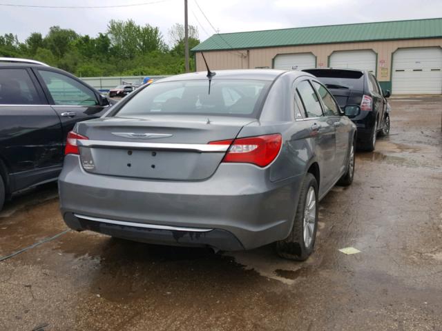 1C3CCBBBXCN129468 - 2012 CHRYSLER 200 TOURIN GRAY photo 4