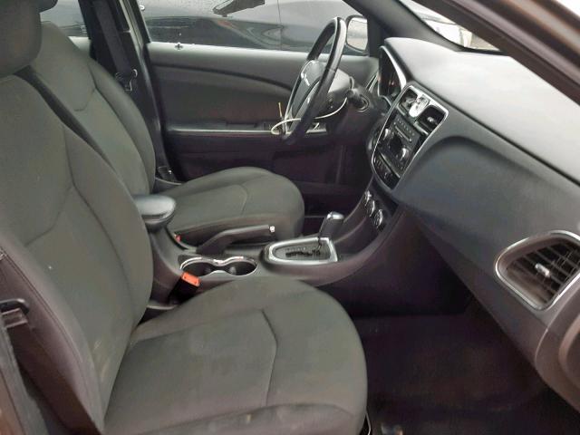 1C3CCBBBXCN129468 - 2012 CHRYSLER 200 TOURIN GRAY photo 5