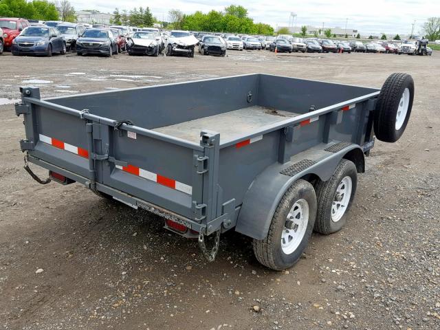 5JW1D1022F2105288 - 2015 SURE TRAILER CHARCOAL photo 4