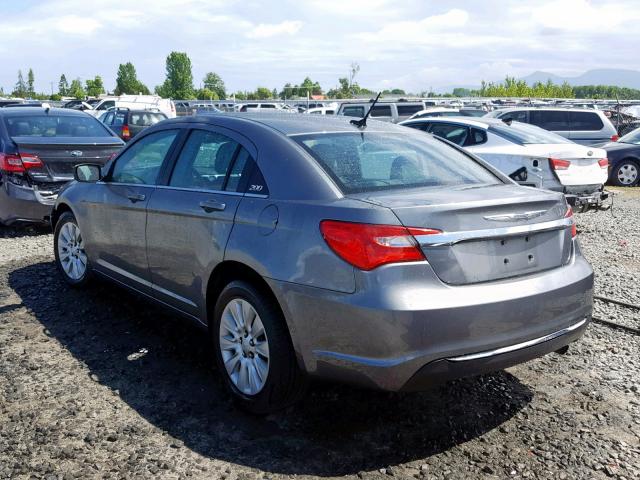 1C3BC4FB2BN593189 - 2011 CHRYSLER 200 LX CHARCOAL photo 3