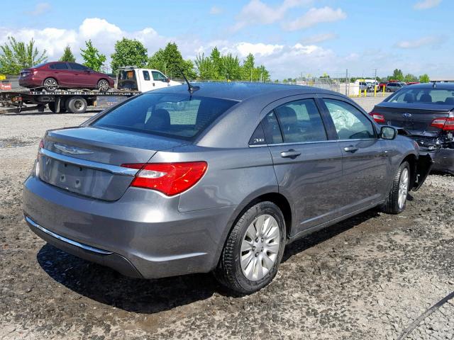 1C3BC4FB2BN593189 - 2011 CHRYSLER 200 LX CHARCOAL photo 4