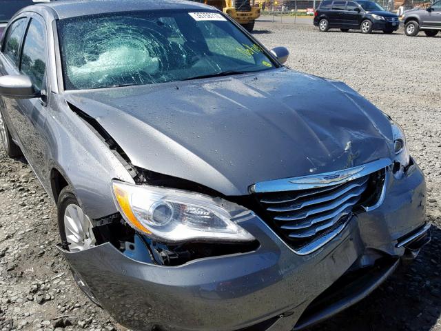 1C3BC4FB2BN593189 - 2011 CHRYSLER 200 LX CHARCOAL photo 9