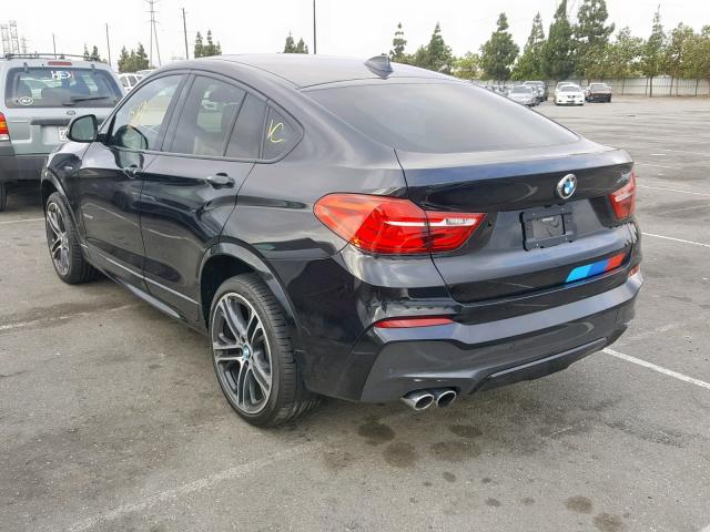 5UXXW3C55G0R22200 - 2016 BMW X4 XDRIVE2 BLACK photo 3