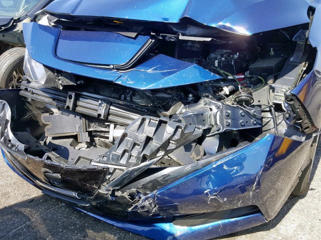 1N4AZ1CP6JC300690 - 2018 NISSAN LEAF S BLUE photo 9