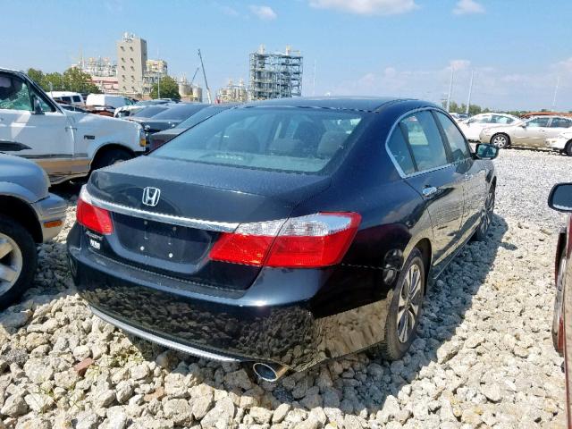 1HGCR2F30DA000193 - 2013 HONDA ACCORD LX BLACK photo 4