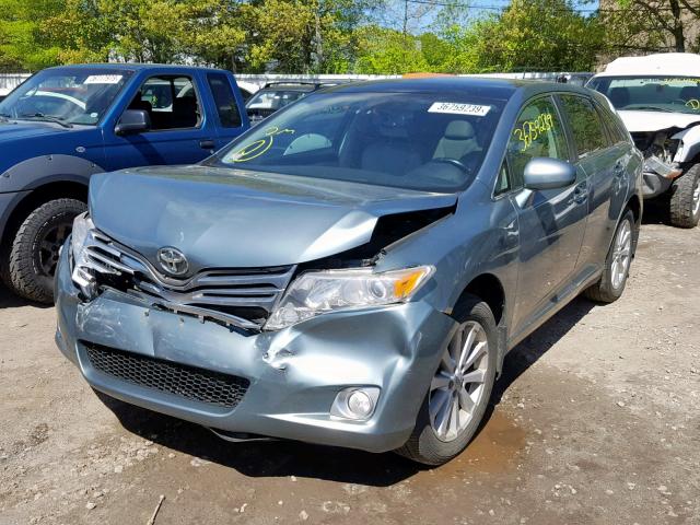 4T3BA3BB9BU019232 - 2011 TOYOTA VENZA GREEN photo 2