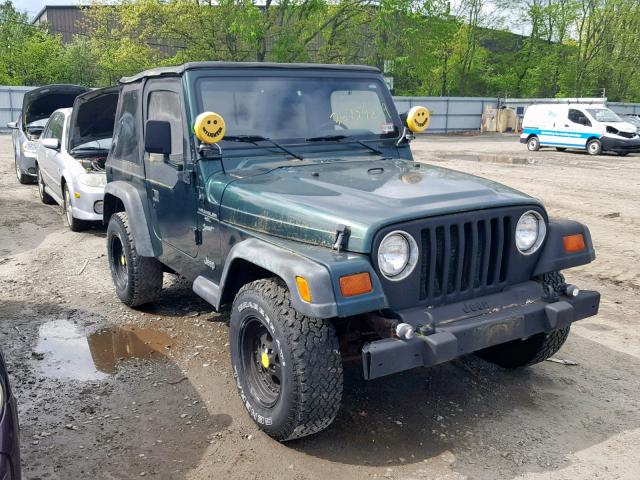 1J4FY19S1XP444254 - 1999 JEEP WRANGLER / GREEN photo 1