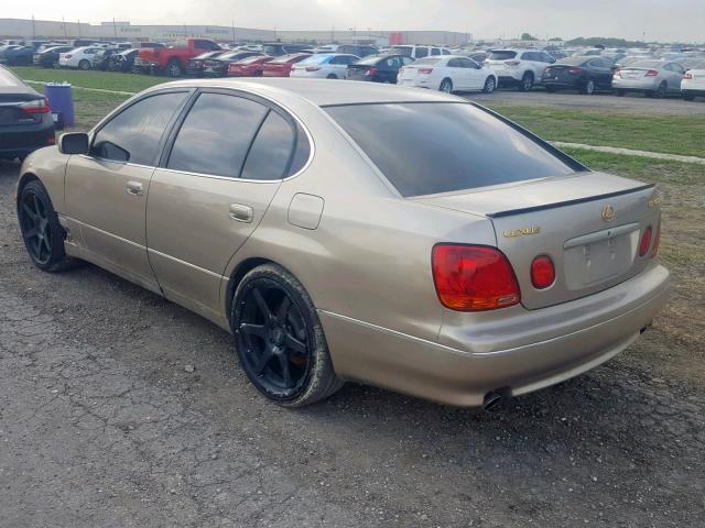 JT8BD69S510131249 - 2001 LEXUS GS 300 GOLD photo 3