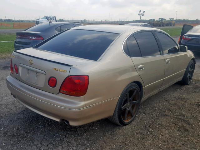 JT8BD69S510131249 - 2001 LEXUS GS 300 GOLD photo 4