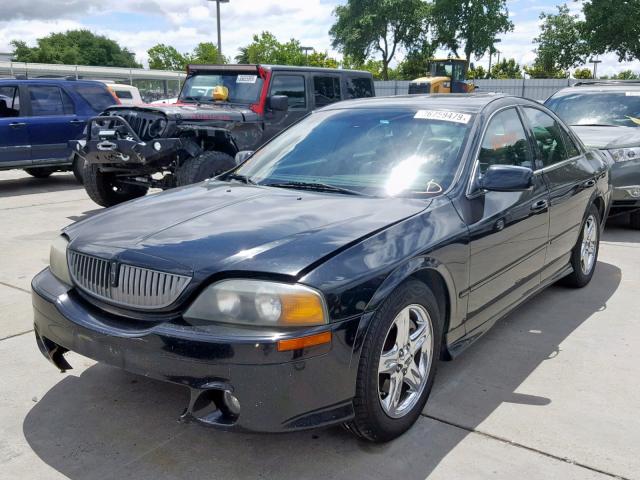 1LNHM87A72Y703048 - 2002 LINCOLN LS BLACK photo 2