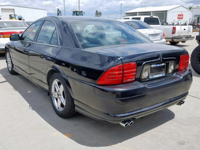 1LNHM87A72Y703048 - 2002 LINCOLN LS BLACK photo 3